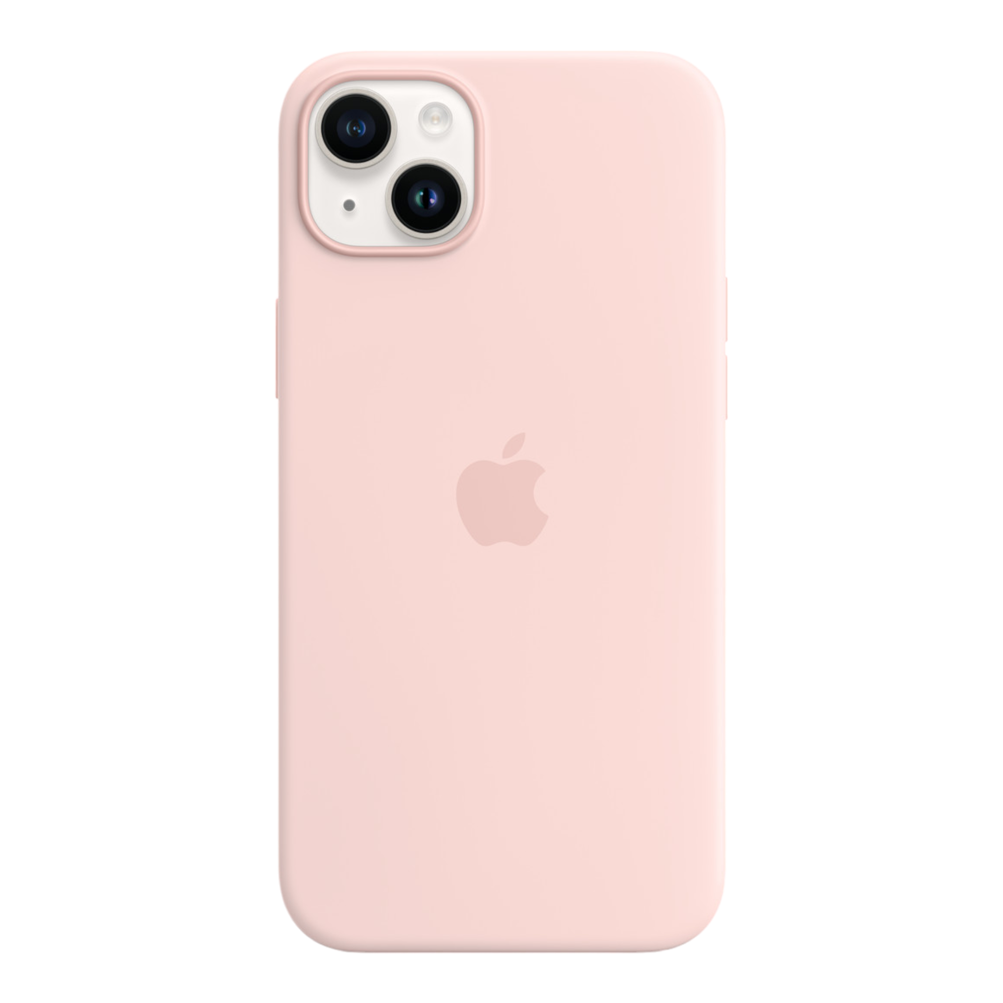 iPhone 14 Plus Silicone Case with MagSafe - Chalk Pink - alAsil